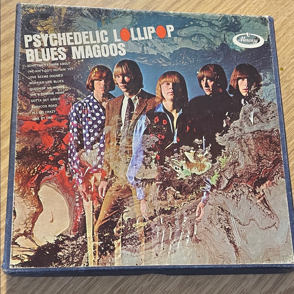 Psychedelic Lollipop Blues Magoos reel to reel vintage mercury tapes collector